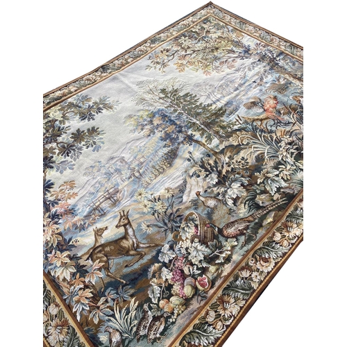 122 - FRENCH VERDURE DESIGN TAPESTRY, 220cm x 158cm.