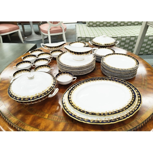 19 - DINNER SERVICE, Royal Worcester, 'Arundel', comprising eleven dinner plates, eleven salad plates, te... 