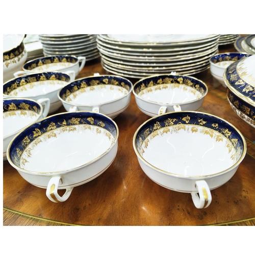 19 - DINNER SERVICE, Royal Worcester, 'Arundel', comprising eleven dinner plates, eleven salad plates, te... 