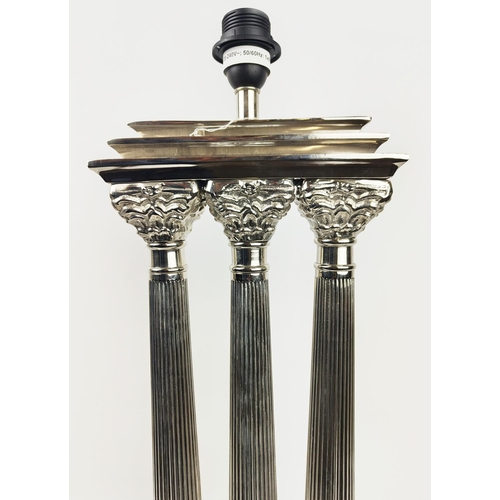 23 - COACH HOUSE COLUMN LAMPS, a pair, 72cm H.