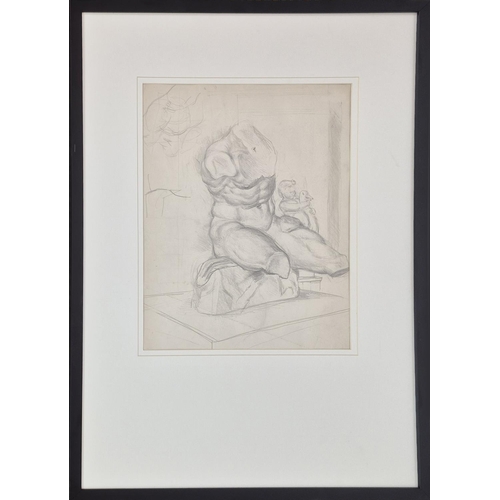 70 - A SET OF THREE PENCIL NUDE STUDIES, each 85cm x 59cm overall. (3)