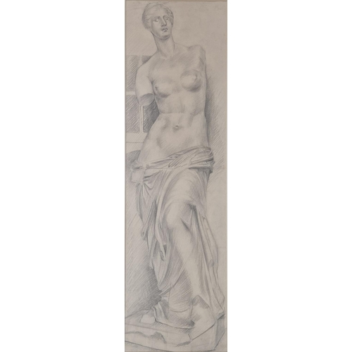 71 - A SET OF THREE PENCIL NUDE STUDIES, largest 85cm x 54cm. (3)