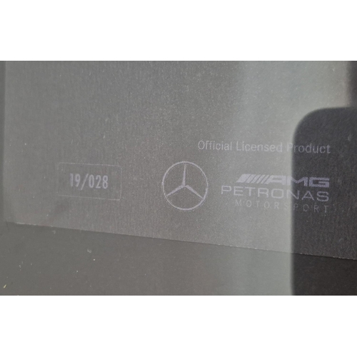 84 - MERCEDES-AMG LIMITED EDITION POSTER, 132/500, 88cm x 68cm, framed.