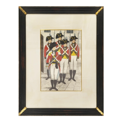 92 - MILITARY PRINTS, a set of three, purchased from The Trowbridge Gallery, 50cm x 40cm, framed. (3)