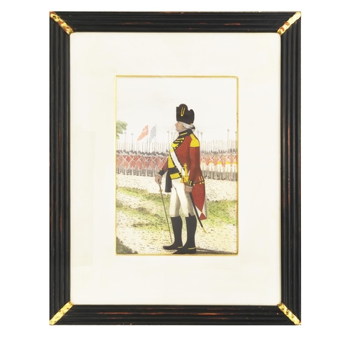 92 - MILITARY PRINTS, a set of three, purchased from The Trowbridge Gallery, 50cm x 40cm, framed. (3)