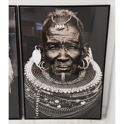 94 - 21ST CENTURY SCHOOL, 'Portraits of an Indian and African Gentleman', photoprints, each 145cm x 104cm... 