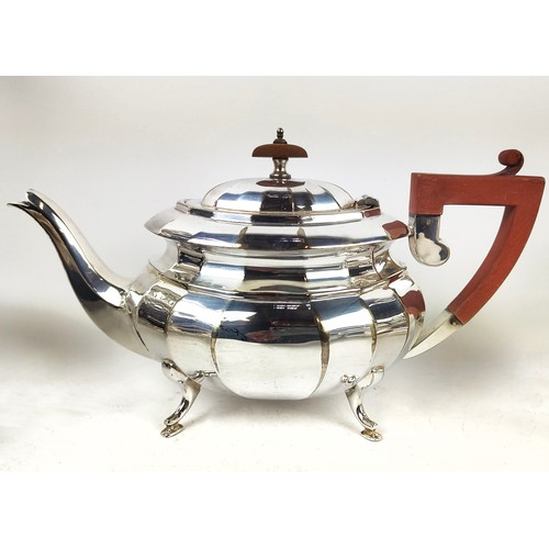 39 - A LARGE QUANTITY OF ASSORTED SILVER PLATED WARES, including trays, candlesticks, tea sets, decanter ... 