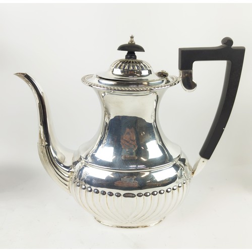 39 - A LARGE QUANTITY OF ASSORTED SILVER PLATED WARES, including trays, candlesticks, tea sets, decanter ... 