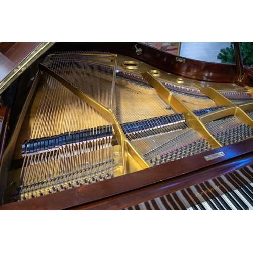 94 - CZERNY BABY GRAND PIANO, mid 20th century mahogany, supplied by Harrods, serial no. 19320, 149cm W x... 