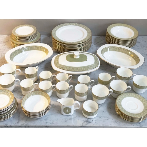 115 - DINNER SERVICE, English Fine Bone China, Royal Doulton 'Sonnet', twelve place settings, approx 84 pi... 