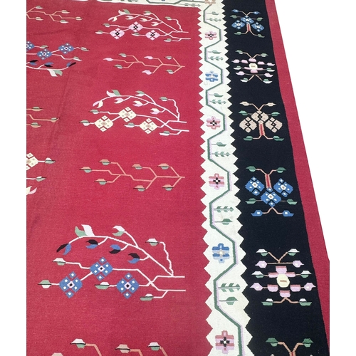 65 - FINE BESSARABIAN DESIGN KILIM, 362cm x 280cm.