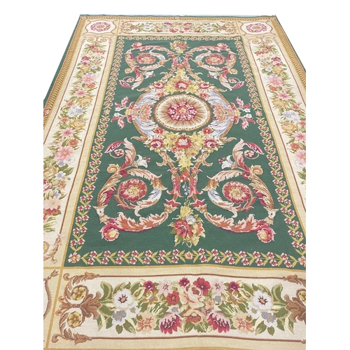 67 - FINE SAVONNERIE EMPIRE DESIGN CARPET, 270cm x 170cm.