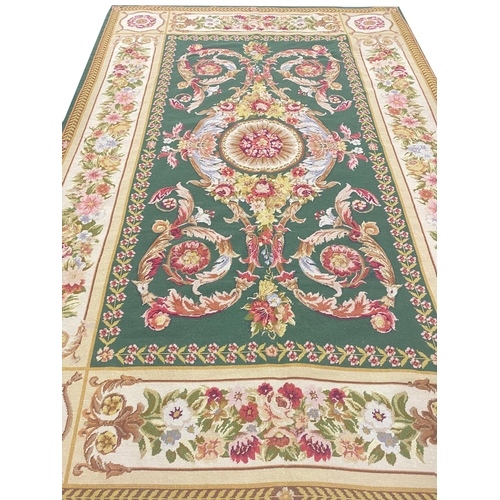 67 - FINE SAVONNERIE EMPIRE DESIGN CARPET, 270cm x 170cm.