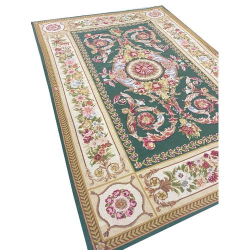 67 - FINE SAVONNERIE EMPIRE DESIGN CARPET, 270cm x 170cm.