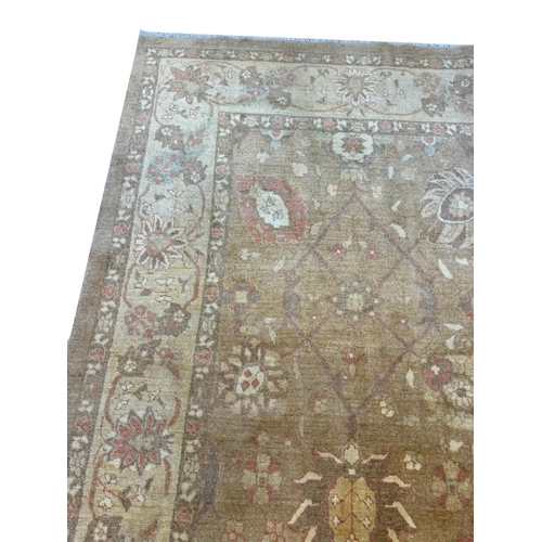 71 - FINE PERSIAN HAJI-JALLILY DESIGN CARPET, 375cm x 255cm.