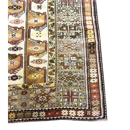 75 - FINE ANATOLIAN RUG, 210cm x 120cm.