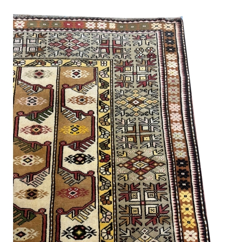 75 - FINE ANATOLIAN RUG, 210cm x 120cm.