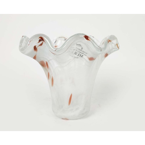 438 - MURANO STYLE VASES, a collection of five, differing, 14cm H at tallest approx. (5)