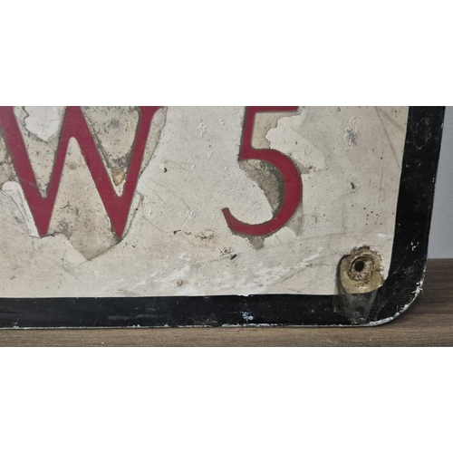 95 - COLLINGHAM GARDENS SW5, original London street sign, 46cm x 91cm.