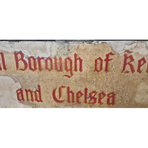 95 - COLLINGHAM GARDENS SW5, original London street sign, 46cm x 91cm.