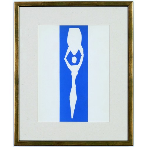 50 - HENRI MATISSE, a set of three off set lithographs, Nu Bleu II, Nu Bleu VIII, Piscine, 24cm x 18cm, 2... 