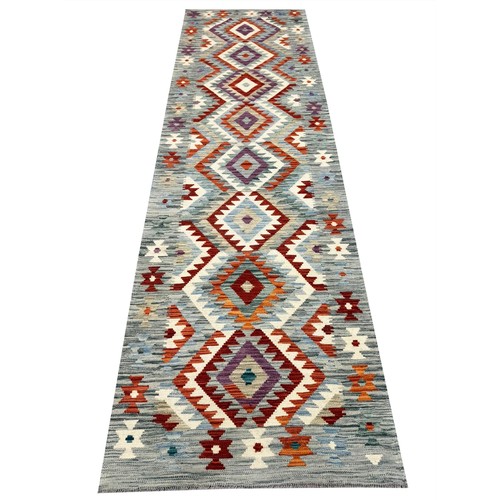 81 - FINE ANATOLIAN KILIM RUNNER, 300cm x 90cm.