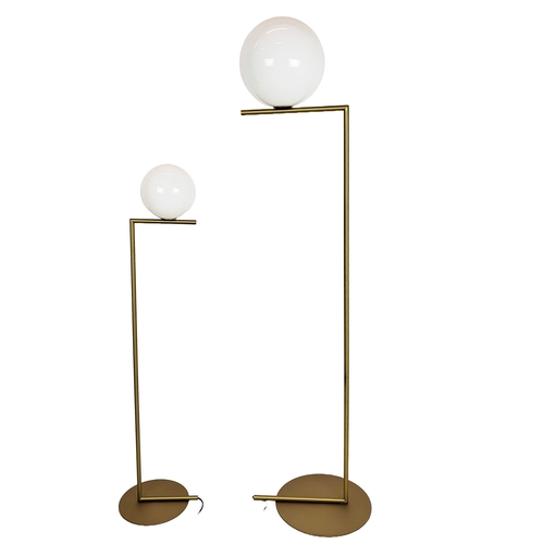 315 - FLOS 1C FLOOR LIGHTS 1 AND 2, by Michael Anastassiades, 183cm H at tallest approx. (2)