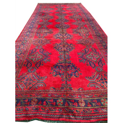 191A - ANTIQUE ANATOLIAN LIBRARY CARPET, 530cm x 222cm.