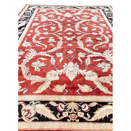 192A - FINE SAVONNERIE CARPET, 355cm x 280cm.