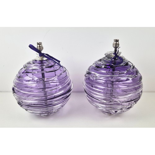 307 - WILLIAM YEOWARD NERYS TABLE LAMPS, a pair, 40cm H approx. (2)