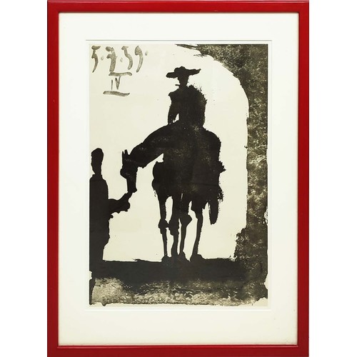 166A - PABLO PICASSO (1881-1973), 'Toros Y Toreros, 1959', a set of four lithographs, each 45cm x 57cm, fra... 