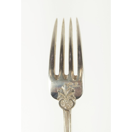 11 - A SMALL COLLECTION OF WHITE METAL CUTLERY, including Russian silverware, comprising multiple sets of... 