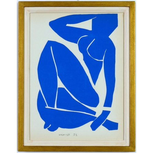 157 - Henri Matisse, a set of four blue nudes Nu Bleu VI, Nu Bleu III, Nu Bleu XII, Nu Bleu IX Signed in t... 