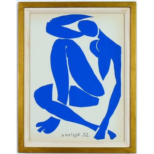 157 - Henri Matisse, a set of four blue nudes Nu Bleu VI, Nu Bleu III, Nu Bleu XII, Nu Bleu IX Signed in t... 