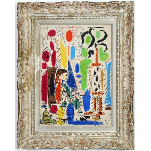 160 - Pablo Picasso, L’Atelier De Cannes Rare lithograph printed in colours on wove paper, 1958 Signed & d... 