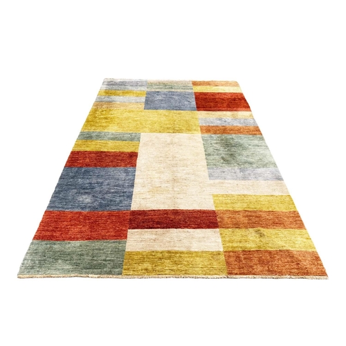 180 - CONTEMPORARY GABBEH CARPET, 370cm x 250cm.