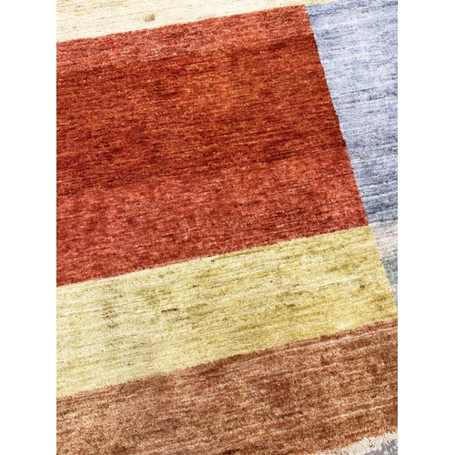 180 - CONTEMPORARY GABBEH CARPET, 370cm x 250cm.