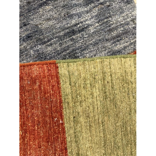 180 - CONTEMPORARY GABBEH CARPET, 370cm x 250cm.