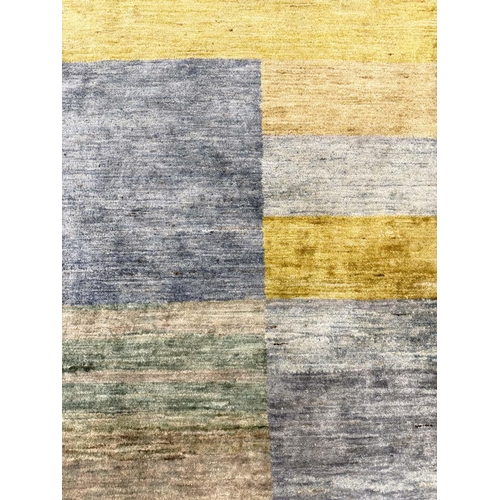 180 - CONTEMPORARY GABBEH CARPET, 370cm x 250cm.