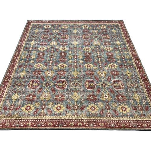 181 - FINE INDIAN AGRA CARPET, 300cm x 249cm.