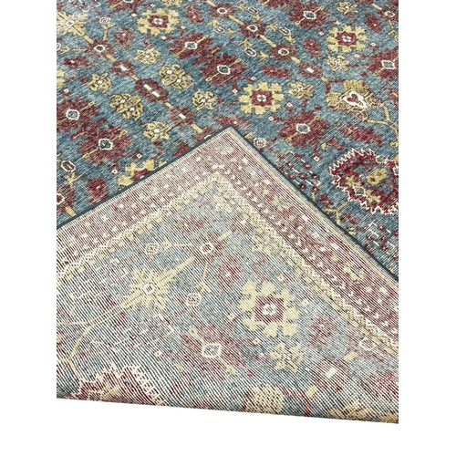 181 - FINE INDIAN AGRA CARPET, 300cm x 249cm.