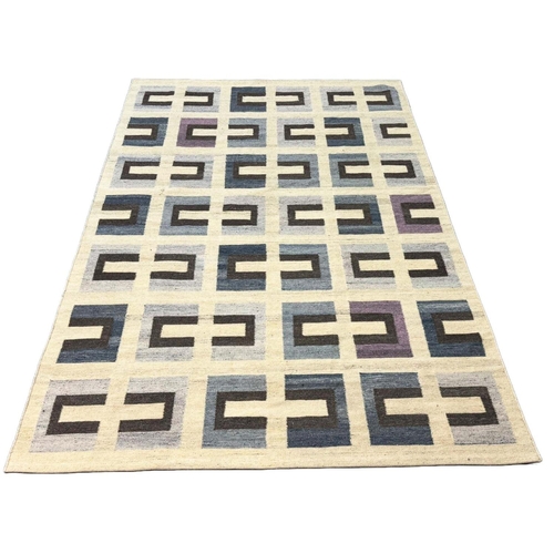 183 - FINE SWEDISH DESIGN KILIM, 300cm x 200cm.