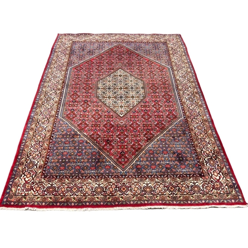 186 - PERSIAN BIJAR CARPET, 300cm x 210cm.