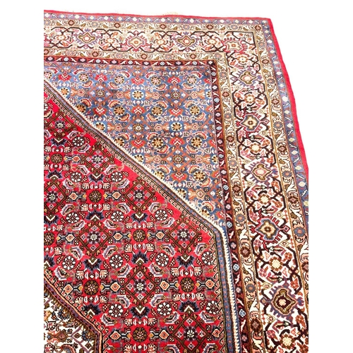 186 - PERSIAN BIJAR CARPET, 300cm x 210cm.