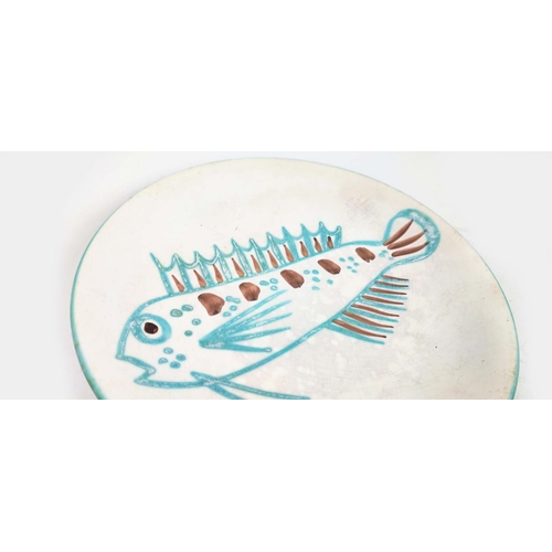 25 - ROBERT PICAULT (1919-2000) France, 'Fish' tableware, various, each monogrammed verso. (8)