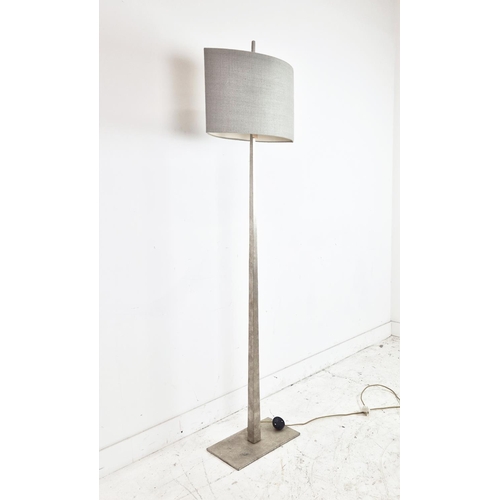 308 - PORTA ROMANA TAPERING HARRAL FLOOR LAMP, with shade, 188cm H.