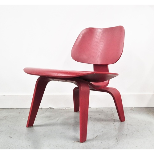 322 - HERMAN MILLER LCW CHAIR, by Charles and Ray Eames, 66cm H approx.