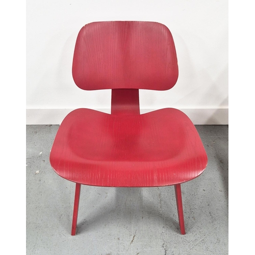 322 - HERMAN MILLER LCW CHAIR, by Charles and Ray Eames, 66cm H approx.