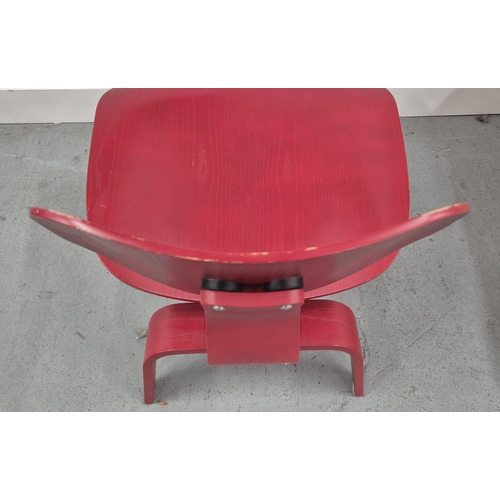 322 - HERMAN MILLER LCW CHAIR, by Charles and Ray Eames, 66cm H approx.