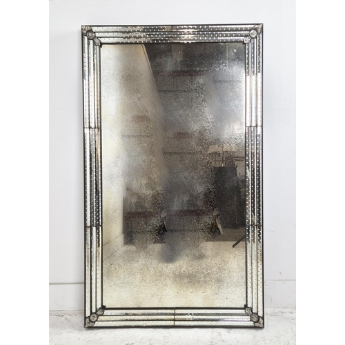 327 - JULIAN CHICHESTER ROMA MIRROR, aged glass, 71cm x 123cm H.